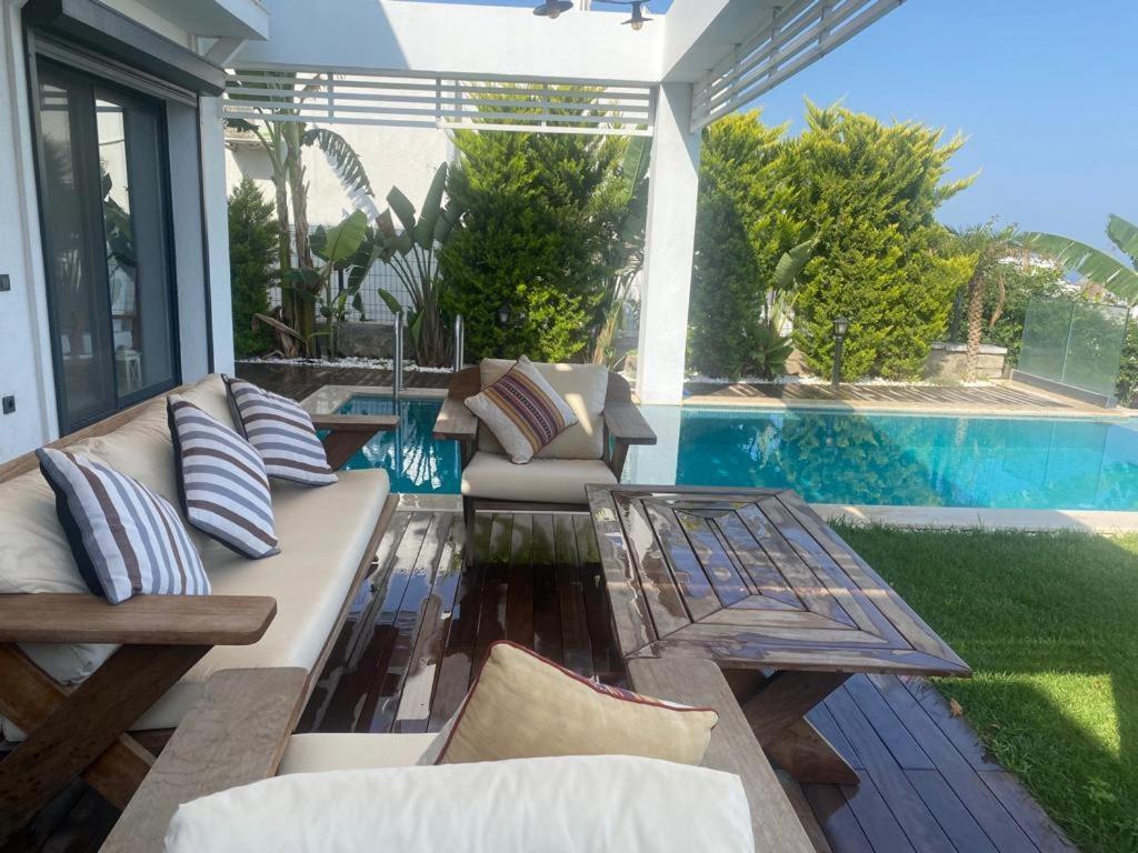 Villa Aleph-Kiralik Muestakil Havuzlu Luex Villa Бодрум Екстер'єр фото
