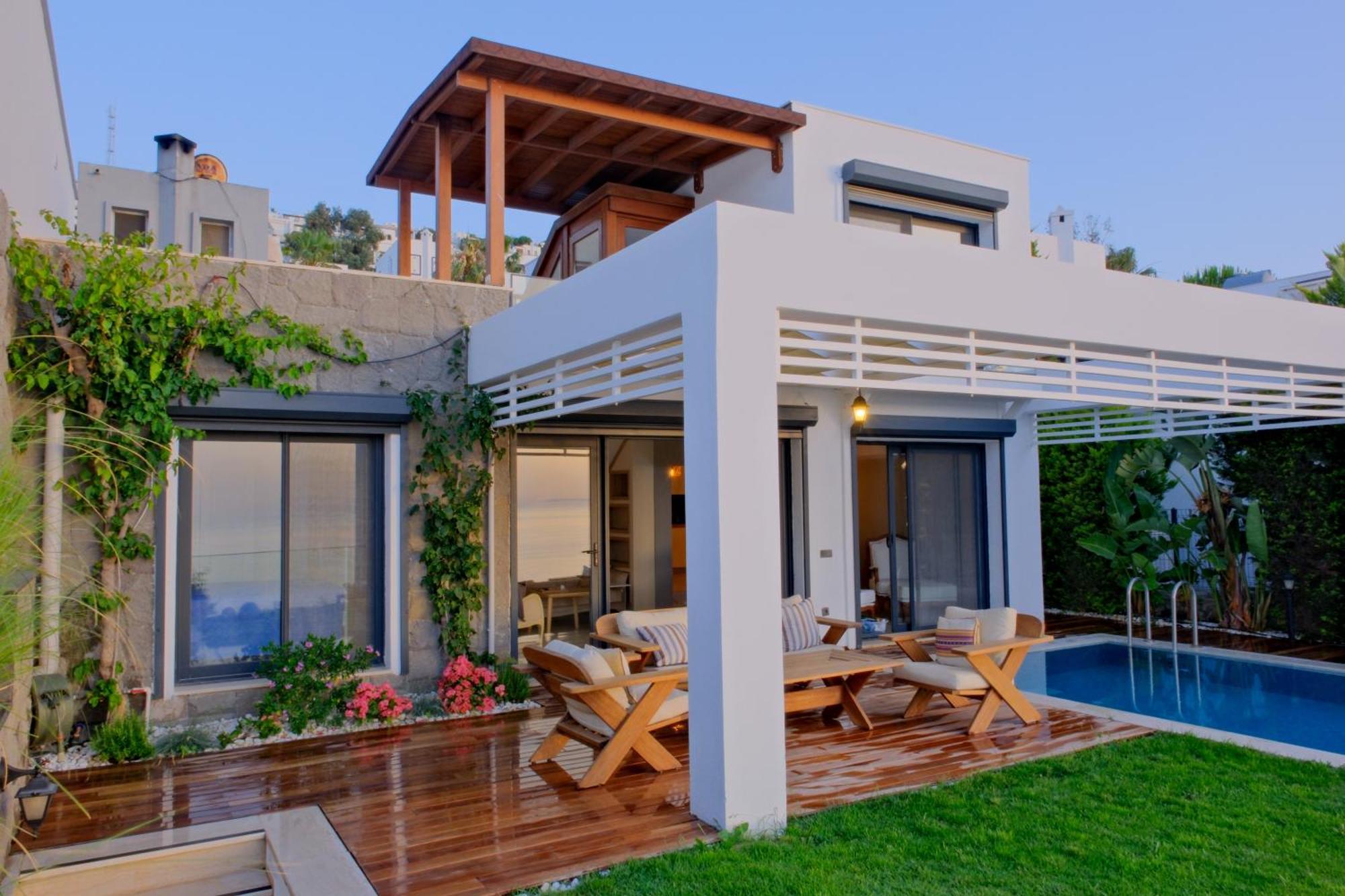 Villa Aleph-Kiralik Muestakil Havuzlu Luex Villa Бодрум Екстер'єр фото